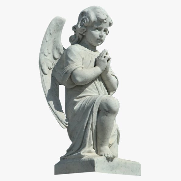 Купить Скульптура из мрамора  S_08 Ангел в молитве